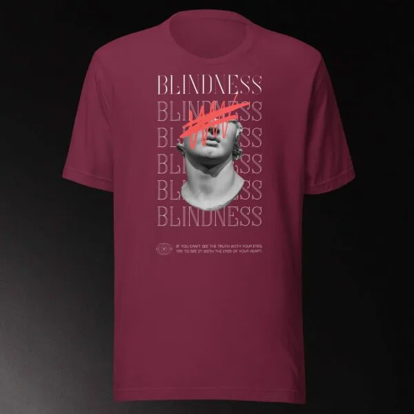 Unisex t-shirt "BLINDNESS" (copia) - Image 8
