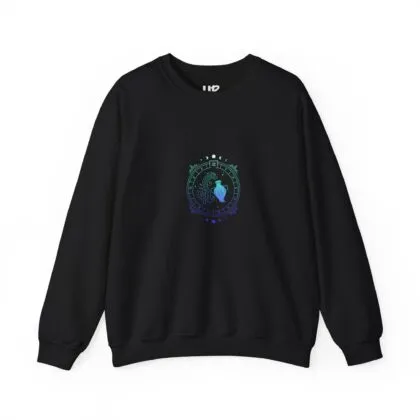 Aquarius Zodiac Crewneck Sweatshirt — Astrology Sign Graphic Pullover